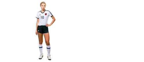 Sexy female soccer player, athletic build, short blonde hair, sweat dripping down face, bold red lipstick, sports sunglasses, white jersey with number 10, black shorts, toned legs, muscular calves, Ad