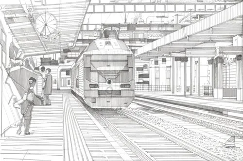 elevated railway,subway system,maglev,subway station,metro escalator,light rail train,sky train,electric train,mono-line line art,korea subway,skytrain,trains,osaka station,light rail,wireframe graphi