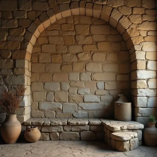 stone oven,fireplace,vaulted cellar,stone lamp,sandstone wall,natural stone,inglenook,fireplaces,stonework,stone wall,hearth,kiln,stone pattern,charcoal kiln,wall stone,pottery,fire place,stonemasonry,stoneworks,stone floor,Photography,General,Realistic