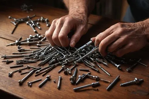 roofing nails,fasteners,wrenches,cutting tools,craftsman,fastener,sewing tools,needle-nose pliers,craftsmen,hand tool,metalsmith,nuts and bolts,clothe pegs,wooden pegs,rivet gun,jewelry manufacturing,zip fastener,round-nose pliers,fastening devices,metalworking hand tool,Illustration,Abstract Fantasy,Abstract Fantasy 19