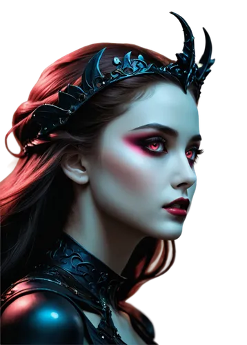 fantasy portrait,fantasy art,demoness,derivable,faery,3d fantasy,dark angel,enchantress,nimue,fantasy woman,sorceress,the enchantress,faerie,dark elf,vampire lady,maleficent,lilith,circlet,gothic portrait,evil fairy,Conceptual Art,Fantasy,Fantasy 34