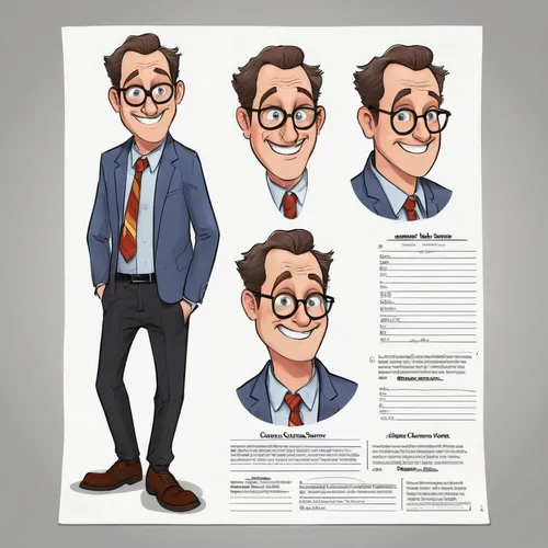 cartoon doctor,resume template,curriculum vitae,businessman,financial advisor,print template,professor,accountant,businessperson,attorney,newspaper role,medical illustration,comic character,reading glasses,office worker,medical concept poster,white-collar worker,vector graphics,suit actor,lawyer,Unique,Design,Character Design