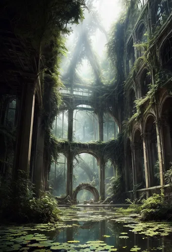 abandoned place,lost place,lostplace,abandoned places,ruins,dandelion hall,abandoned,ruin,lost places,hall of the fallen,ancient city,ancient house,ancient,fantasy landscape,house in the forest,myst,s