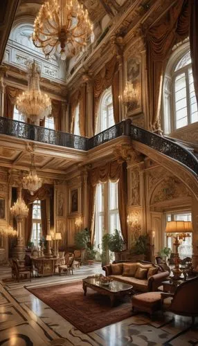 ornate room,palatial,orsay,opulently,opulence,chambres,cochere,royal interior,marble palace,opulent,luxury hotel,ritzau,chateauesque,luxury home interior,europe palace,palladianism,neoclassical,grand piano,poshest,hotel lobby,Illustration,Paper based,Paper Based 29