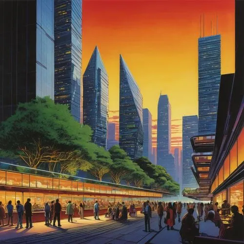 cybercity,mcquarrie,futuristic landscape,cybertown,taikoo,tokyo city,kowloon,tsuneo,schuiten,guangzhou,schuitema,futurists,sedensky,skyways,sky city,arcology,songdo,ideon,nadesico,cityscapes,Conceptual Art,Daily,Daily 09