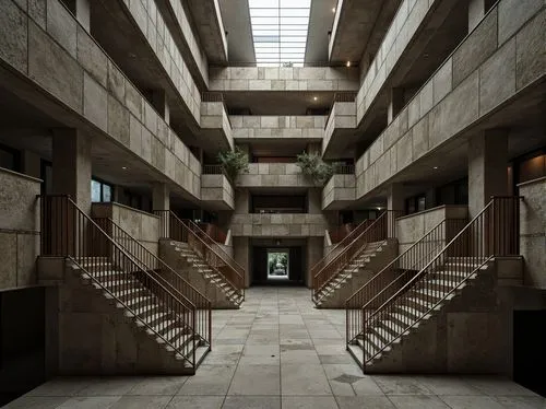 atrium,atriums,robarts,brutalist,schulich,brutalism,corridors,mccombs,lasdun,seidler,hallways,courtyards,inside courtyard,sanatoriums,hotel hall,corridor,hallway,salk,berlage,breezeway