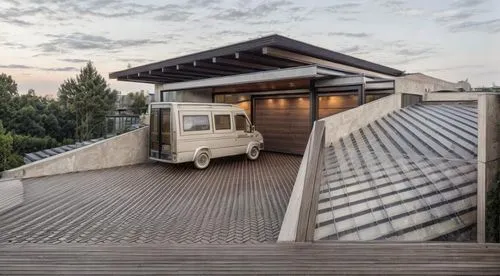 restored camper,travel trailer,airstreams,house trailer,deckhouse,wood deck,teardrop camper,camper van isolated,wooden decking,small camper,airstream,folding roof,glickenhaus,westfalia,electrohome,camper van,vanlife,mid century house,campervan,roof tent,Architecture,General,Modern,Sustainable Innovation
