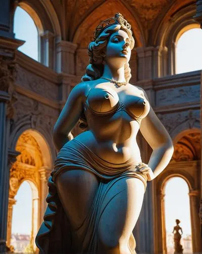 pregnant statue,la nascita di venere,classical sculpture,woman sculpture,eros statue,renaissance,bernini,michelangelo,plus-size model,rococo,sculpture,venus,caracalla,louvre,art model,decorative figure,venetia,statue,3d model,opera,Illustration,Realistic Fantasy,Realistic Fantasy 05