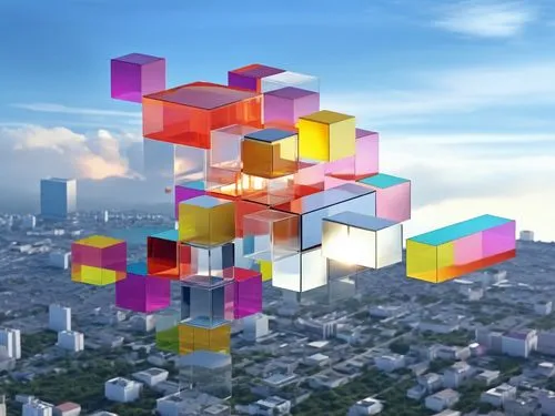 hypercube,tetris,cube background,cubes,cube stilt houses,kaohsiung city,Photography,General,Realistic