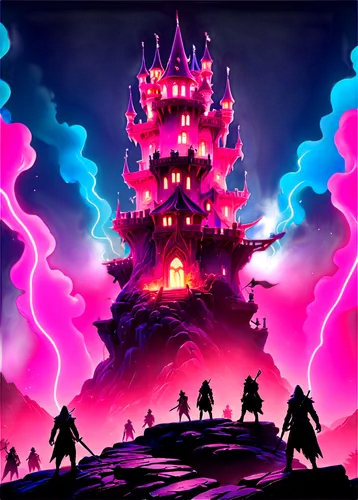 knight's castle,castlevania,3d fantasy,magorium,halloween background,summit castle,game illustration,fantasy world,fantasy city,fire background,cartoon video game background,electric tower,beautiful wallpaper,purple wallpaper,kaido,witch's house,art background,yamatai,pyre,4k wallpaper,Conceptual Art,Fantasy,Fantasy 31