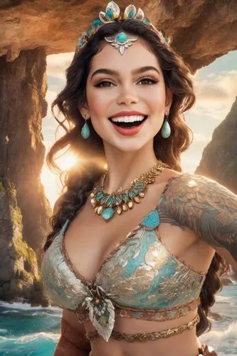 In The Wild West of Puget Sound, Princess Moana comes to life in a two-piece ensemble. The princess wears a two-piece ensemble that reflects her unique connection to the ocean and her island heritage.