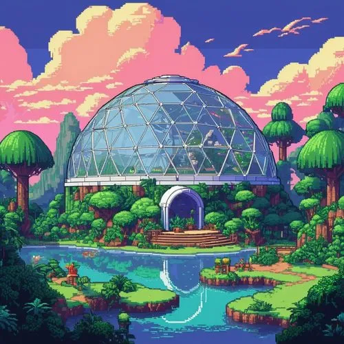 greenhouse,flower dome,biodome,biosphere,futuristic landscape,greenhouse cover,conservatory,diamond lagoon,biomes,ecotopia,musical dome,terrarium,fairy world,mushroom landscape,palm house,skydome,biome,glasshouse,greenhouses,bird kingdom