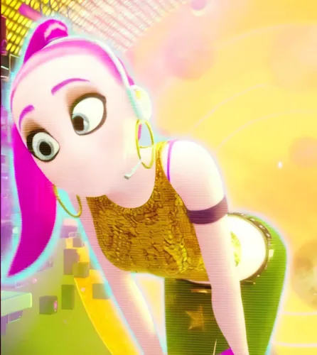 artistic roller skating,marina,prism ball,pollen panties,girl pony,roller skate,roller skating,rarity,rockabella,polka,dive dee,tori,spiral background,mermaid scales background,halftone background,see-through clothing,prism,sparkles,disco,static trapeze