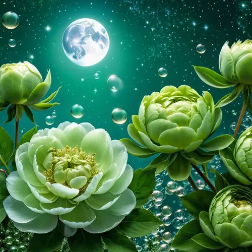 moonlight cactus,water lotus,moonflower,night-blooming cactus,water lilies,beach moonflower,cactus digital background,rose flower illustration,nelumbo,green bubbles,sacred lotus,cosmic flower,green aurora,flowering succulents,beautiful succulents,celery and lotus seeds,fractals art,star flower,succulents,moon and star background,Photography,General,Realistic