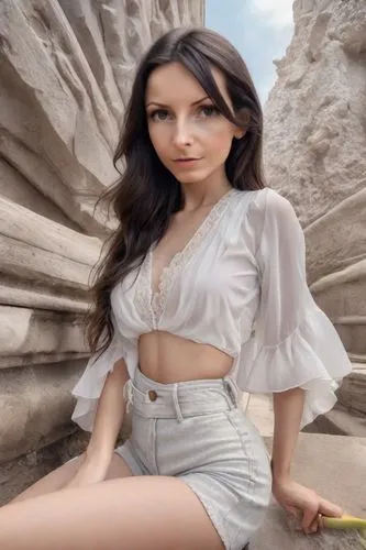 stone angel,sphinx,vintage angel,petite,sphinx pinastri,enya,kimberlee,bellisario,angelic,sculpted,kacey,pale,inanna,beach background,angel,ariela,lilyana,badlands,iansa,melanie,Photography,Realistic