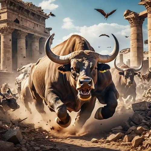 tribal bull,oxcart,oxen,bulls,buffalo herd,buffalo herder,bull,rome 2,bullfight,ancient rome,minotaur,old trading stock market,stock markets,cape buffalo,stock trading,buffaloes,ruminants,stock exchange,stock market,aurochs,Photography,General,Realistic