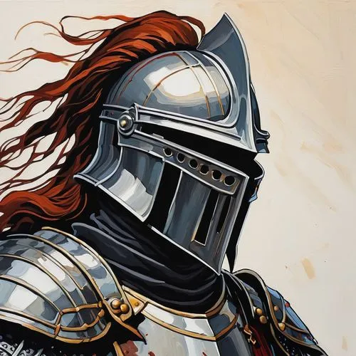 knight armor,knightly,tarkus,knight,cuirassier,paladin,Conceptual Art,Oil color,Oil Color 08