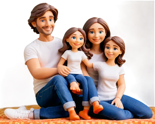 cute cartoon image,happy family,dollfus,nadeam,3d albhabet,aile,family photo shoot,polygyny,khandan,harmonious family,cartoon people,3d model,3d rendered,hrithik,clay doll,gooseberry family,clay figures,himesh,figurines,little people,Unique,3D,Clay