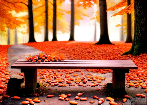 autumn background,wooden bench,autumn forest,autumn frame,autumn scenery,autumn theme,autumn in the park,park bench,red bench,picnic table,autumn round,just autumn,bench,wooden table,fallen leaves,autumn taste,autumn day,autumn idyll,autumn,autumn park,Illustration,Realistic Fantasy,Realistic Fantasy 35