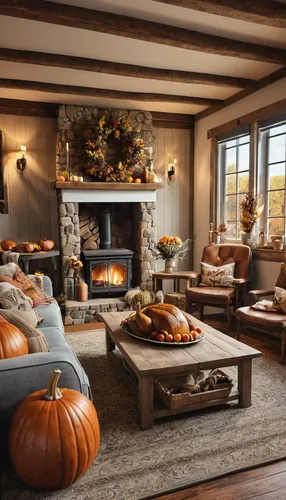 autumn decor,autumn decoration,seasonal autumn decoration,decorative pumpkins,autumn pumpkins,pumpkin autumn,halloween decor,autumn theme,decorative squashes,halloween pumpkin gifts,fireplaces,fall landscape,pumpkins,family room,country cottage,autumn motive,halloween decorating,fire place,autumn idyll,warm and cozy,Photography,General,Realistic