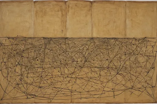 frame drawing,klaus rinke's time field,neurons,openwork frame,neural pathways,kraft paper,twine,frame border drawing,sheet drawing,rhizome,manuscript,linen paper,tangle,wood board,recycled paper with cell,parchment,wall panel,wireframe,kraft notebook with elastic band,framework,Conceptual Art,Oil color,Oil Color 15