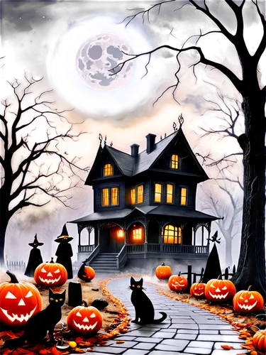 halloween background,halloween scene,halloween illustration,halloween wallpaper,halloween poster,halloween border,halloween frame,halloween black cat,halloween cat,halloween night,retro halloween,halloween banner,halloween and horror,halloween,happy halloween,october 31 halloween,samhain,trick or treat,halloween party,halloween travel trailer,Illustration,Realistic Fantasy,Realistic Fantasy 21