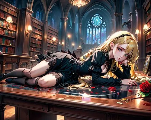 librarian,bibliophile,nohr,elise,ranko,girl studying,scholar,headmistress,bookworm,maetel,parsee,tutor,chess player,watchmaker,bibliographer,edea,pianist,carmilla,jervis,schikaneder,Anime,Anime,General