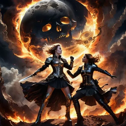 firewind,angels of the apocalypse,infernal,darksiders,deathwatch,valkyries,incinerate,metalocalypse,burning earth,nohr,fireforce,light and darkness,abaddon,cataclysm,utena,neverwinter,harlock,thanatos,apocalyptic,fire background,Art,Classical Oil Painting,Classical Oil Painting 01