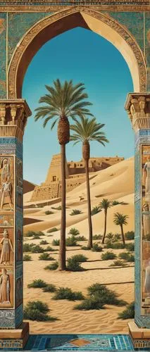 pharaonic,kemet,arabic background,egyptienne,asherah,ancient egypt,thebes,desert landscape,desert background,dendera,ancient civilization,wadjet,pharaon,abydos,desert desert landscape,hierakonpolis,egyptological,mesopotamia,egyptian temple,ancient egyptian,Art,Artistic Painting,Artistic Painting 07