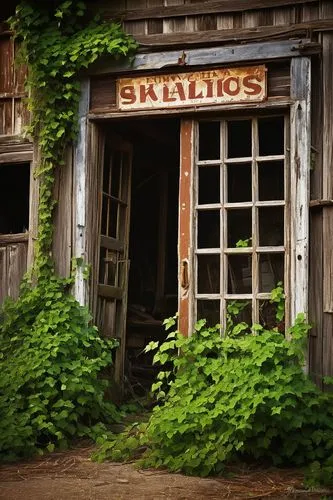 sheds,shacks,ektachrome,outbuildings,saltspring,skagit,garden shed,stables,saltbox,general store,woodshed,outbuilding,old windows,catskills,shutters,siding,brimfield,rustic,attics,shafts,Art,Artistic Painting,Artistic Painting 33