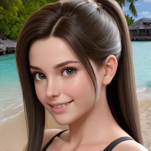 beach background,natural cosmetic,maya,portrait background,ponytail,candy island girl,lara,victoria lily,smooth hair,pigtail,pony tails,fizzy,princess sofia,coconut perfume,pony tail,princess' earring