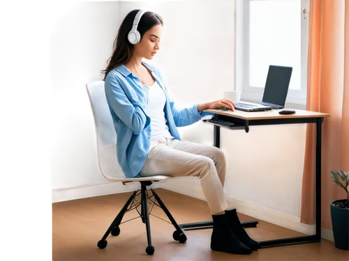 girl at the computer,telepsychiatry,office chair,standing desk,woman sitting,telecommuter,secretarial,telepresence,stenographer,telemedicine,distance learning,work from home,computer workstation,writing desk,telecommute,telehealth,office worker,work at home,girl studying,girl sitting,Conceptual Art,Fantasy,Fantasy 03