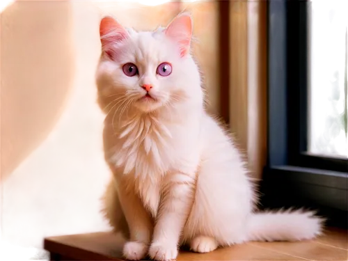 white cat,snowbell,blue eyes cat,cute cat,european shorthair,cat with blue eyes,colotti,breed cat,british longhair cat,ragdoll,golden eyes,birman,cat image,miao,kittu,siamese cat,my beloved cat,mayeux,heterochromia,pink cat,Art,Artistic Painting,Artistic Painting 41