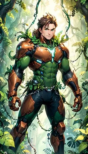 tarzan,michelangelo,forest man,background ivy,ivy,hunter's stand,patrol,ivy frame,leopard's bane,aaa,arborist,oak,rank plant,tree man,avenger hulk hero,defense,aa,nature and man,forest king lion,waldmeister,Anime,Anime,Cartoon