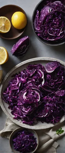 Write a poem capturing the crisp texture and earthy flavor of cooked red cabbage.,red cabbage,sliced eggplant,farmers market purple onions,red onion,radicchio,eggplants,fried egg plant,egg plant,eggpl