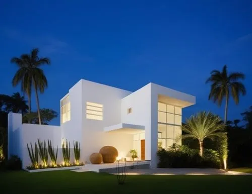 modern house,modern architecture,cube house,mayakoba,florida home,dunes house