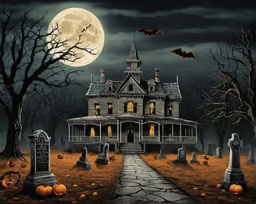 halloween background,the haunted house,halloween poster,haunted house,halloween scene,halloween travel trailer,halloween illustration,halloween and horror,witch house,witch's house,halloween border,halloween wallpaper,halloween decor,halloween night,halloween decoration,halloween icons,haunted castle,halloween pumpkin gifts,houses clipart,halloweenchallenge,Art,Artistic Painting,Artistic Painting 01