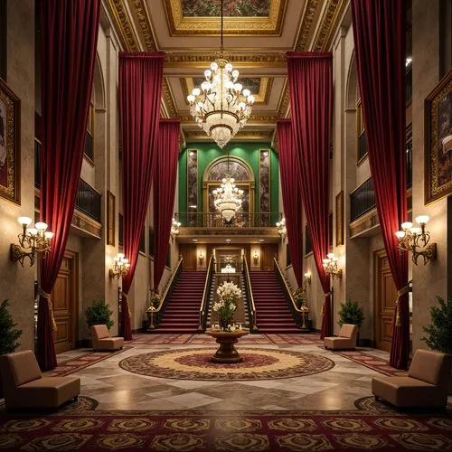 hallway,crown palace,ornate room,royal interior,entrance hall,opulence,opulently,emporium,corridor,grandeur,opulent,europe palace,emirates palace hotel,baccarat,ornate,staircase,grand hotel,chateauesque,ballroom,corridors