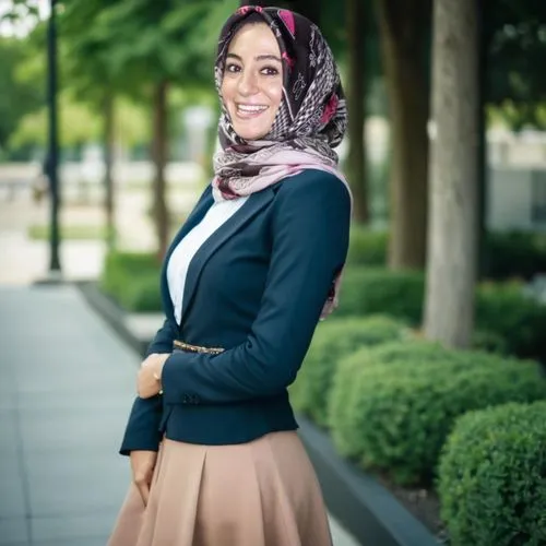 short and petite hijabi woman, wearing business attire, mini skirt,hijab,hijaber,muslim woman,arab,islamic girl,iranian,muslima,muslim background,i̇mam bayıldı,abaya,real estate agent,basbousa,dulzain