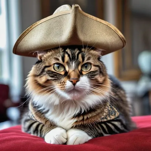 capitaine,cat sparrow,admiral,tricorn,sailor,yeoman,schutterij,capstan,ahoy,capitan,tea party cat,officier,pusser,commodore,pirate,pirata,conical hat,kokoshnik,shriner,cat european