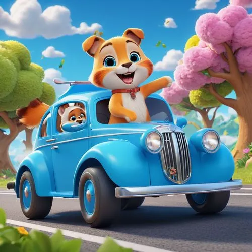 cartoon car,autopia,children's car,gumball,filbert,garrison,defence,singa,gumbleton,squeakquel,3d car wallpaper,mascotech,playmander,ctr,cartoon animal,car race,foxtrax,children's background,cub,madagascar,Unique,3D,3D Character