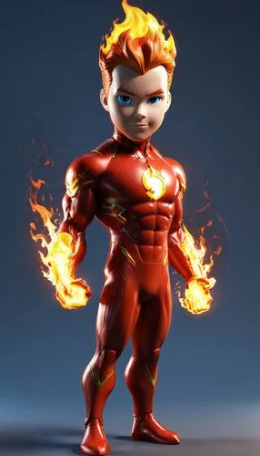 human torch,firespin,fire devil,flame spirit,firebrat,fireball,firedancer,dancing flames,flash unit,fiery,fire pearl,fire background,fire angel,flame of fire,gas flame,flaming torch,spark fire,scorch,kid hero,flickering flame,Unique,3D,3D Character