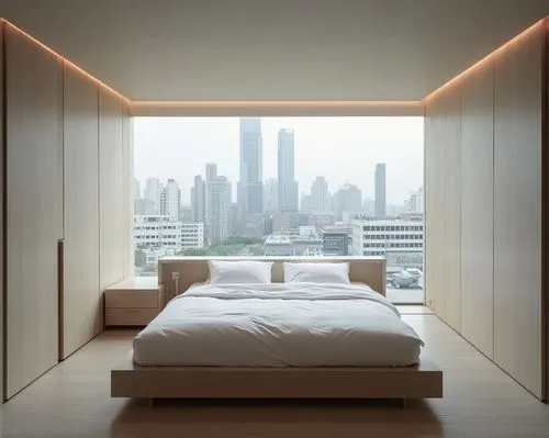  interior design,a bed that is in a bedroom with a large window,sleeping room,modern room,bedroom,dubia,headboards,great room,Photography,Documentary Photography,Documentary Photography 01