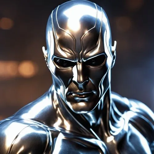 silver surfer,quicksilver,electro,steel man,midnighter,marvelman,metahuman,inhumans,steelman,adamantium,glassman,silver arrow,3d man,miracleman,daken,flashpoint,cyborg,metron,shadowhawk,metallic,Photography,General,Realistic