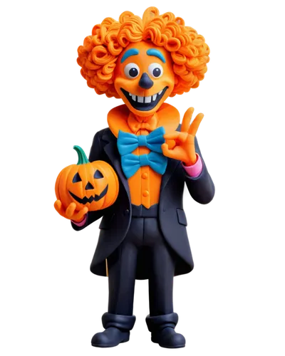 halloween vector character,candy pumpkin,halloween pumpkin gifts,albert einstein,calabaza,halloweenkuerbis,el dia de los muertos,halloweenchallenge,mascot,jack o lantern,it,dia de los muertos,scary clown,pumpkin heads,mr,voo doo doll,geppetto,haloween,wind-up toy,beaker,Unique,3D,Clay