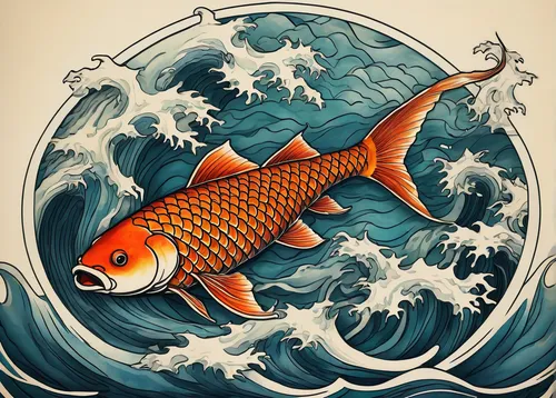 koi fish,koi carp,koi,ornamental fish,red fish,fish in water,coelacanth,the zodiac sign pisces,fish-surgeon,koi carps,blue fish,god of the sea,goldfish,david bates,common carp,koi pond,garp fish,the fish,pisces,fish,Art,Classical Oil Painting,Classical Oil Painting 23