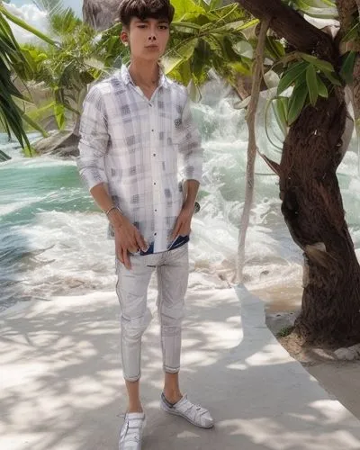 White shirt,beach background,white sandy beach,phuquoc,klong prao beach,holding a coconut,phu quoc island,white clothing,walk on the beach,coconuts on the beach,cancun,beautiful beach,king coconut,gua