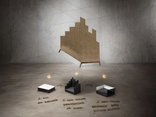 chair made of hard fabric with an aged metallic cloth appearance,wall lamp,islamic lamps,chess cube,cube surface,cube background,3d model,table lamp,menger sponge,danbo,vertical chess,3d rendering,pla