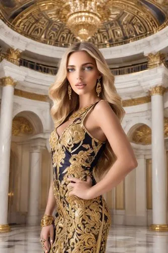 ivanka,ambani,loboda,edelsten,versace,bolshoi,anastasiadis,vittoriano,bolshoy,mirogoj,bulgari,vergara,theodora,qipao,opulence,persia,zaripova,gold jewelry,emperatriz,hallia venezia,Photography,Realistic