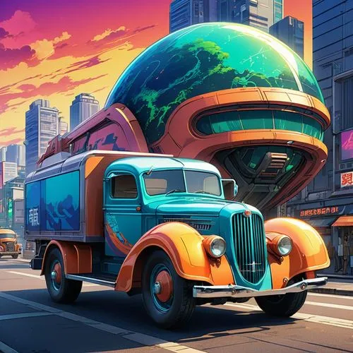 volkswagenbus,cartoon car,vw bus,retro vehicle,vwbus,volkswagen beetle,microbus,hotrod car,futuristic car,rust truck,vw beetle,autotron,cybertruck,retro automobile,deora,the beetle,autopia,superbus,welin,retro car,Illustration,Japanese style,Japanese Style 03